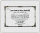 Award / Certification